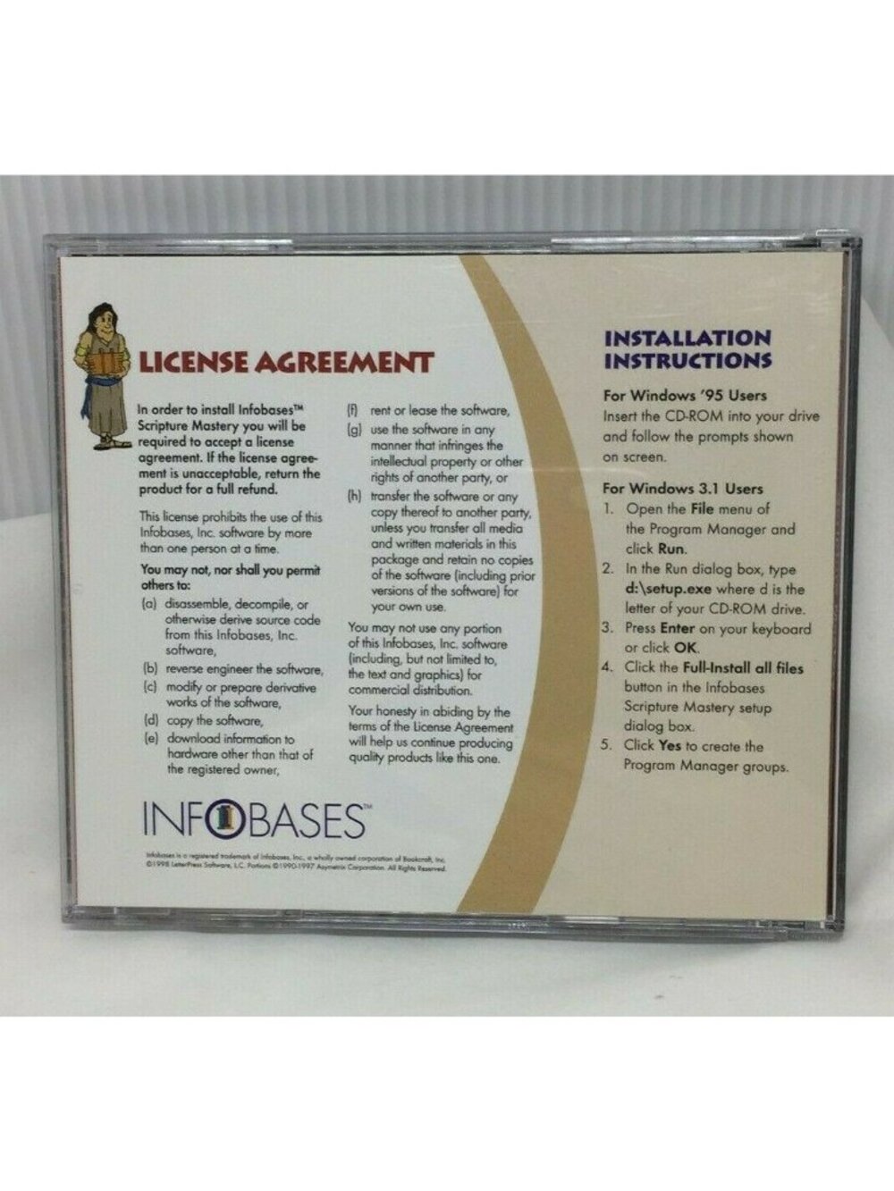 CD-ROM Scripture Mastery Info Bases Visualize 100 Key Scriptures Fun Learning - Picture 3 of 3